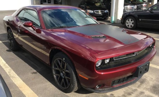 Bakerville Library 9-30-2017 raffle - 2017 Challenger RT - right front. 