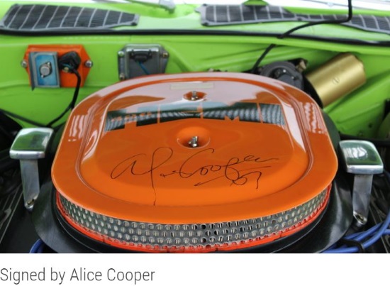 Brevard Alzheimer's Foundation 6-11-2017 raffle - 1970 Dodge Challenger 426 HEMI R.T. S.E. - Alice Cooper 