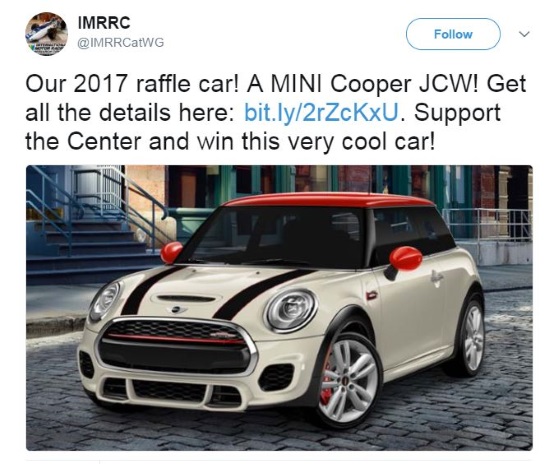 International Motor Racing Research Center 9-10-2017 raffle - 2017 MINI Cooper John Cooper Works - poster 