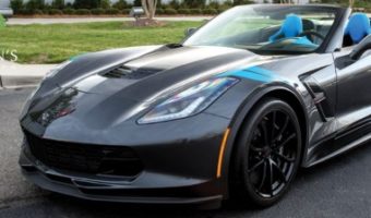 Jeff Gordon Childrens Foundation 7-21-2017 raffle - Jeff's 2017 Corvette Grand Sport Convertible 3LT Collector Edition - left front - #3