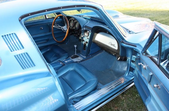 Valiant Virginians 7-30-2017 raffle - 1965 Corvette Sting Ray Coupe - interior passenger #2 