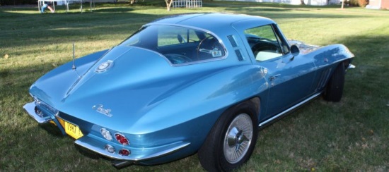 Valiant Virginians 7-30-2017 raffle - 1965 Corvette Sting Ray Coupe - right rear side 2 