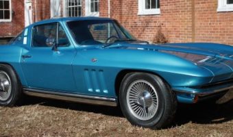 Valiant Virginians 7-30-2017 raffle - 1965 Corvette Sting Ray Coupe - right side front