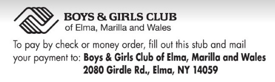 Boys and Girls Club of Elma, Marilla and Wales 8-09-2017 raffle - 2017 BMW 4 Series, X5 or $40,000 Cash -Order form 