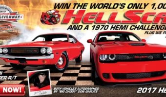Dream Giveaway 2017 Challenger 7-16-2017 drawing - 1,000 hp 2017 Challenger HellScat, 1970 Challenger R-T plus $45,000 for Taxes - both cars
