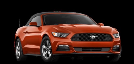 Rochester Lions Club Charities 8-13-2017 raffle - 2017 Ford Mustang V-6 Convertible - right front.#2