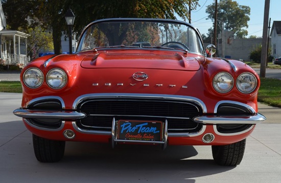 Saint Bernard Catholic Church 8-19-2017 raffle - 1962 Corvette Convertible, 327-340 HP - front 