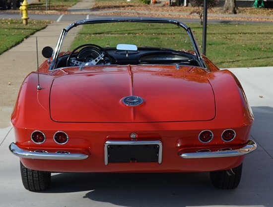 Saint Bernard Catholic Church 8-19-2017 raffle - 1962 Corvette Convertible, 327-340 HP - rear