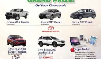 Mather Memorial Hospital 1-26-2018 raffle - Choose a 2017 Toyota or Lease a Ford or GMC or $20,000 Cash - Flyer