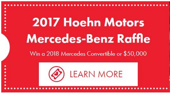 Ronald McDonald House Charities of San Diego 9-30-2017 raffle - 2018 Mercedes-Benz C300 Cabriolet or $50,000 - logo 