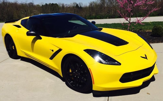 St. Cecilia Roman Catholic Church 9-04-2017 raffle - 2017 Corvette Stingray Coupe Z51 or $40,000 Cash - right front 