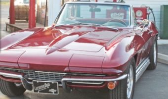 Col. Crawford Athletic Booster Club 4-21-2018 raffle - 1967 Corvette Convertible or $40,000 - left front