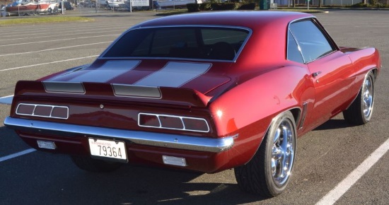 Rotary Club of Everett-Port Gardner 10-08-2017 raffle - 1969 Chevy Camaro RS - right rear 