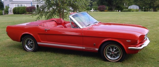 Rotary Club of St. Michaels 10-11-2017 raffle - 1965 Mustang Convertible or $20,000 Cash - right side 