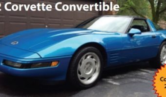 St. Dominic Church, OH 10-21-2017 raffle - 1992 Chevy Corvette Convertible - left front