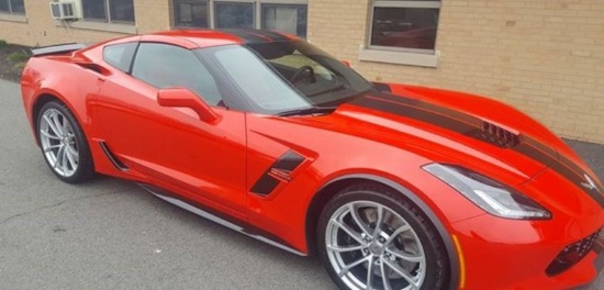 St. Jude Parish 10-22-2017 raffle - 2017 Corvette Grand Sport 1LT or $40,000 Cash - right front 