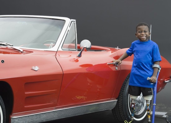 Turnstone 10-12-2017 raffle - 1963 Chevy Corvette Roadster - left side top dn 