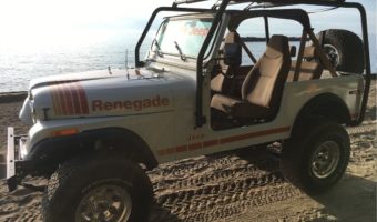 Presque Isle Partnership 11-04-2017 drawing - 1979 JEEP CJ-7, Paddle Board and Cooler or $20,000 Cash - left side