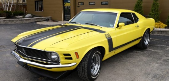 Variety - Children’s Charity of Buffalo 11-17-2017 raffle - 1970 Ford Mustang Boss 302 - left front.#2