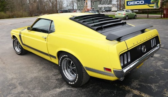 Variety - Children’s Charity of Buffalo 11-17-2017 raffle - 1970 Ford Mustang Boss 302 - left rear 