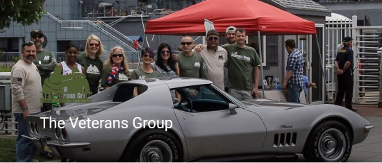 Veterans Group, The 11-11-2017 raffle - 1969 Corvette Stingray 350 - right side people 