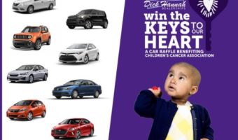 Children's Cancer Association 2-28-2018 raffle - Choose 1 of 8 Brand New 2018 Cars - 8 cars.with child