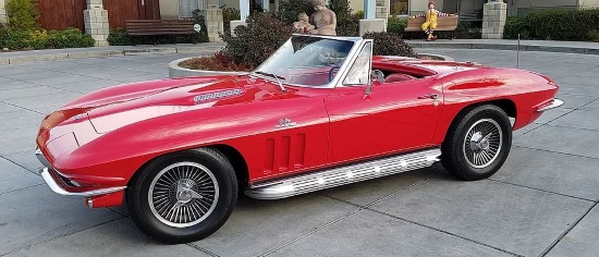 Ronald McDonald House Charities of the Central Valley 12-01- 2017 drawing - 1965 Corvette Sting Ray and $20,000 Cash - left front 