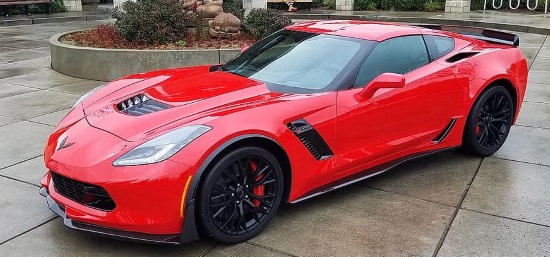 Ronald McDonald House Charities of the Central Valley 12-01-2017 drawing - 2017 Corvette Z06 and $20,000 cash - left front 