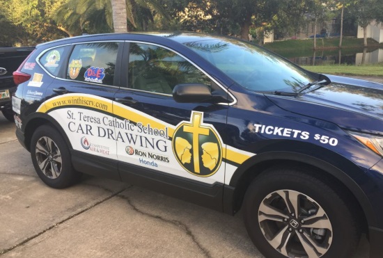 St. Teresa Catholic School 5-03-2018 raffle - 2017 Honda CRV - right side 