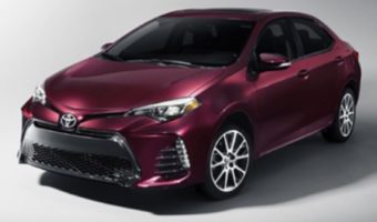 Camp Good Days and Special Times 1-11-2018 raffle - 2018 Toyota Corolla SE - left front