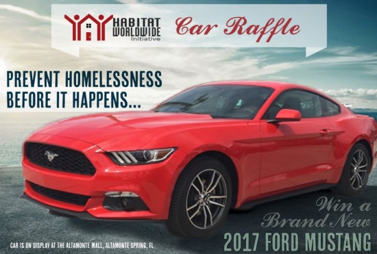 Habitat Worldwide Initiative 1-15-2018 raffle - 2017 Ford Mustang - poster 