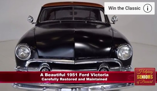 Helping Seniors of Brevard County 2-10-2018 raffle - 1951 Ford Victoria Hot Rod - front 