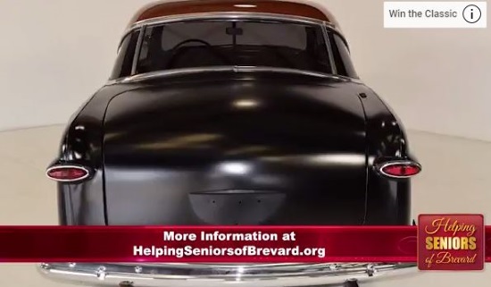 Helping Seniors of Brevard County 2-10-2018 raffle - 1951 Ford Victoria Hot Rod - rear. 