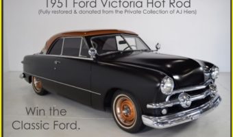 Helping Seniors of Brevard County 2-10-2018 raffle - 1951 Ford Victoria Hot Rod - right sidefront words