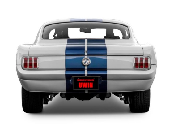 Dream Giveaway 2017 Mustang 3-27-2017 Giveway - 2017 Ford Mustang GT350, one 1965 Shelby G.T.350CR, plus $45,000 - 1965 rear 