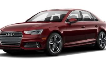 Leukemia & Lymphoma Society 3-24-2018 raffle - 2018 Audi A4 Sedan 2.0T Quattro S Tronic - left front plain