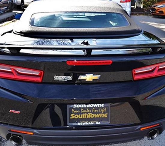 McGuire Memorial 3-03-2018 raffle - 2017 Chevy Camaro 1LT Convertible - rear 