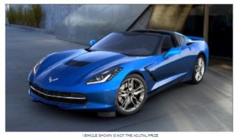 Rotary Club of South Richmond 3-24-2018 raffle - Build your own 2018 Corvette with $60,000 Credit - left front