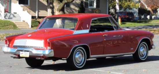 Studebaker Drivers Club Keystone Region 3-10-2018 raffle - 1963 Studebaker GranTurismo Hawk - right rear 