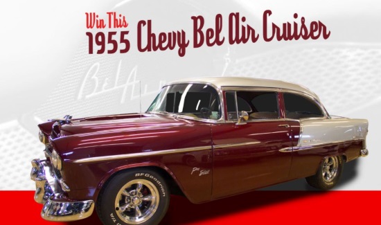 Variety - the Children's Charity 9-14-2018 raffle - 1955 Chevy Bel Air Cruiser - left side -win this