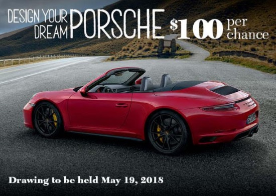 Kentucky Opera 5-19-2018 raffle - Design your Dream Porsche or $50,000 cash - poster 