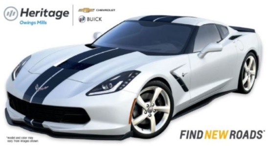 Restaurant Association of Maryland Education Foundation 5-06-2018 raffle - 2018 Corvette Stingray Coupe 1LT or $45,000 Cash - left side 