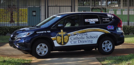 St. Teresa Catholic School 5-03-2018 drawing - 2017 Honda CRV - full left side 