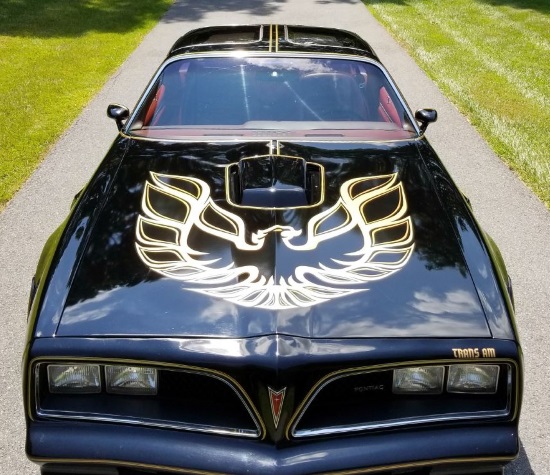 V8s for Vocations 6-02-2018 raffle - 1978 T-Top Trans Am Starlight Black (Taxes Paid ) - hood 