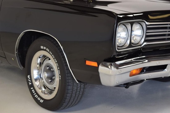 Brevard County Sheriff’s Office Charity, Inc 7-07-2018 raffle - 1969 Plymouth Road Runner - right front bumper 