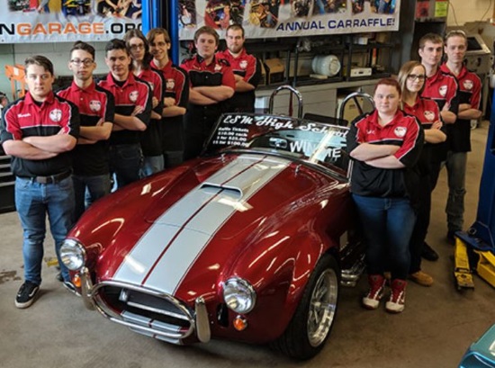 East Syracuse- Minoa C. H. S. Spartan Garage-July 22nd, 2018 raffle - Factory Five Mark IV Roadster - car class 