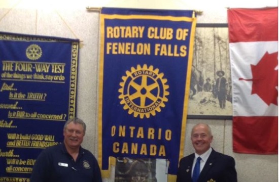 Rotary Club of Fenelon Falls 7-01-2018 draw - 1969 Dodge Dart GT Sport - 2 guys flag 