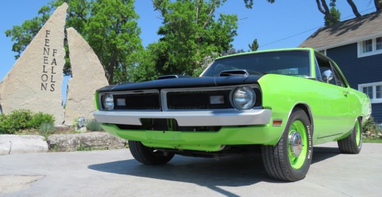 Rotary Club of Fenelon Falls 7-01-2019 draw - 1970 Dodge Dart HEMI - left front 