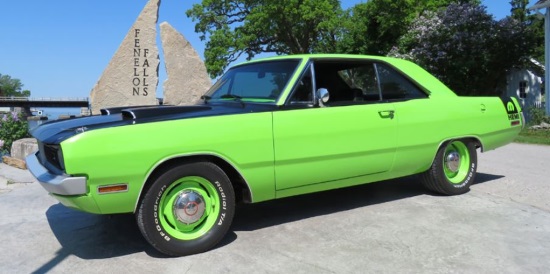 Rotary Club of Fenelon Falls 7-01-2019 draw - 1970 Dodge Dart HEMI - left side 