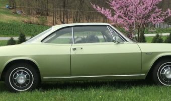 Western PA Corvair Club 7-27-2018 raffle - 1969 Chevy Corvair 500 - right side pink tree